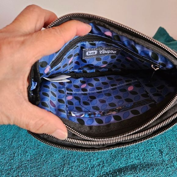 Lug Coupe Botanical Black Crossbody - Picture 7 of 8